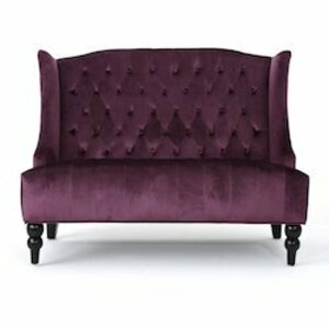 Amethyst Velvet Settee rental San Antonio, TX