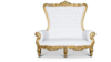 Lounge - Double Seat White With Gold Trim Throne rental in Miami-Ft. Lauderdale, FL