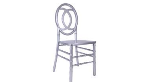 Cartier Chair Resin - Silver rental Miami-Ft. Lauderdale, FL