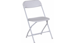 Plastic Folding Chair - White rental Miami-Ft. Lauderdale, FL