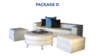 Lounge - Package D (1 Low back modern Sofa, 2 C... rental in Miami-Ft. Lauderdale, FL