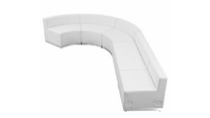 White Leather Reception 5pcs Set #14 rental Miami-Ft. Lauderdale, FL