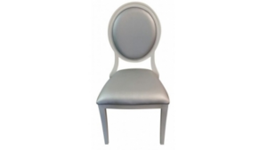 Aluminiun Stacking Medallion Chair - Silver rental Miami-Ft. Lauderdale, FL