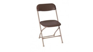 Plastic Folding Chair - Brown rental Miami-Ft. Lauderdale, FL