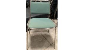 Stacking Chair Green / Chrome Frame rental Miami-Ft. Lauderdale, FL