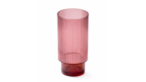 Malibu Ribbed Highball 13.5 oz. - Plum rental New York, NY