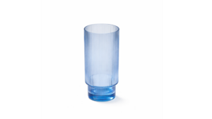 Malibu Ribbed Highball 13.5 oz. - Blue rental New York, NY