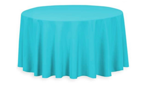 Polyester Linen Round 120” Turquoise rental Miami-Ft. Lauderdale, FL