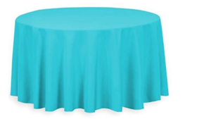 Polyester Linen Round 108” Turquoise rental Miami-Ft. Lauderdale, FL