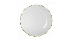 Glass Gold Beaded 13" rental New York, NY