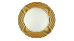 Glass Gold Trim 13" rental New York, NY