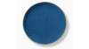 Glass Charger Maple Dark Blue with Gold Rim 13" rental in New York, NY