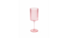 Malibu Ribbed Wine Glass 11 oz. - Blush rental in New York, NY