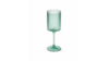 Malibu Ribbed Wine Glass 17 oz. - Green rental in New York, NY