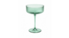Malibu Ribbed Coupe Champagne 10 oz. - Green rental in New York, NY
