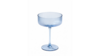 Malibu Ribbed Coupe Champagne 10 oz. - Blue rental in New York, NY