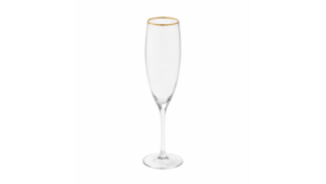 Napa Champagne Glass 9.5 oz - Gold Rim rental New York, NY