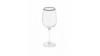 Napa Wine Glass 16 oz - Black Rim rental in New York, NY
