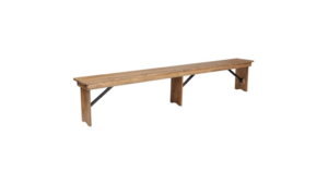 Antique Natural Pine Folding Farm Bench with 3 ... rental New York, NY