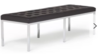 Black Leather Tufted Bench 60" rental in New York, NY