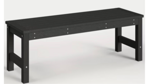 48" Hdpe Black Outdoor Bench rental New York, NY