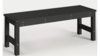 48" Hdpe Black Outdoor Bench rental in New York, NY
