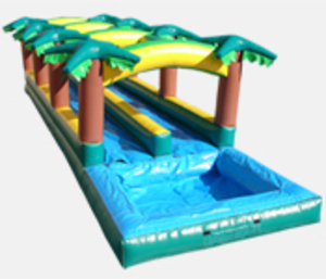 Double Lane Tropical Slip 'n' Slide rental in San Antonio, TX