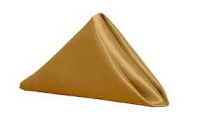 Satin Napkins - Gold rental Miami-Ft. Lauderdale, FL