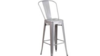 Bistro Stool - Silver rental in Miami-Ft. Lauderdale, FL