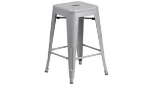 Bistro Stool Backless - Silver rental Miami-Ft. Lauderdale, FL