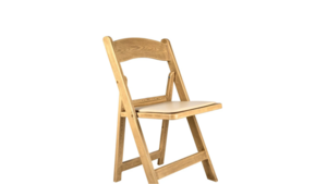 Folding Resin WoodGrain - Natural rental New York, NY