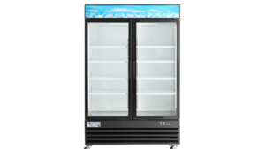 Black Customizable Swing Glass Door Merchandise... rental New York, NY
