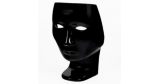 Lounge - Black Face Mask Chair rental Miami-Ft. Lauderdale, FL