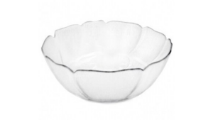 Glass Fleur Bowl 6 Qt. rental New York, NY