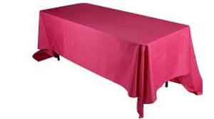 Polyester Linen 90x156- Fuchsia rental Miami-Ft. Lauderdale, FL