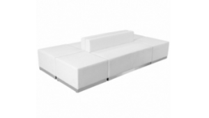 White Leather Reception 6pcs Set #17 rental Miami-Ft. Lauderdale, FL