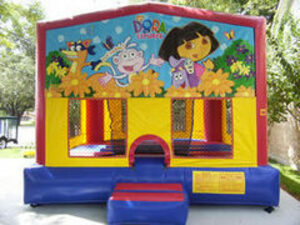 15x15 Bounce House with Dora Panel rental in San Antonio, TX