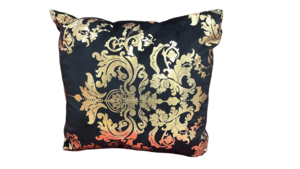 Pillow - Black and Gold Print rental Miami-Ft. Lauderdale, FL