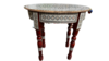 Moroccan Small Oval Table Burgundy rental in Miami-Ft. Lauderdale, FL