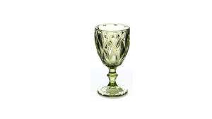Glassware - Water Goblet Vintage Green rental Miami-Ft. Lauderdale, FL