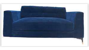 Love Seat - Navy Blue Velvet rental Miami-Ft. Lauderdale, FL