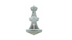 Three-Tier Crystal Chandelier, Finished in Chro... rental Miami-Ft. Lauderdale, FL