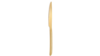 Flatware - Dinner Knifes Gold Wave Handle Modern rental in Miami-Ft. Lauderdale, FL