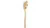 Flatware - Dinner Spoons Gold Wave Handle Modern rental in Miami-Ft. Lauderdale, FL