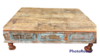 Moroccan Distressed Wood Table 4ft rental in Miami-Ft. Lauderdale, FL