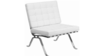 White Leather Lounge Chair with Curved Legs (He... rental in Miami-Ft. Lauderdale, FL