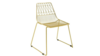 Corvus Metal Chair - Gold rental in Miami-Ft. Lauderdale, FL