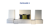 Lounge - Package K (2 Flat high back Chair, 1 F... rental in Miami-Ft. Lauderdale, FL
