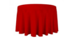 Polyester Linen 132"-Red rental in Miami-Ft. Lauderdale, FL