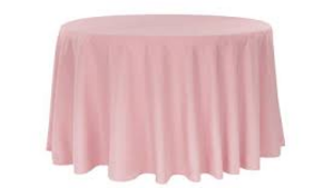 Polyester Linen 96"- Light Pink rental Miami-Ft. Lauderdale, FL